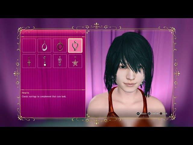 Judgment (Steam) - Saori Dress Up Minigame + She and Yagami have a conversation