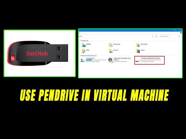 Enable USB Pendrive in VirtualBox on Windows 10