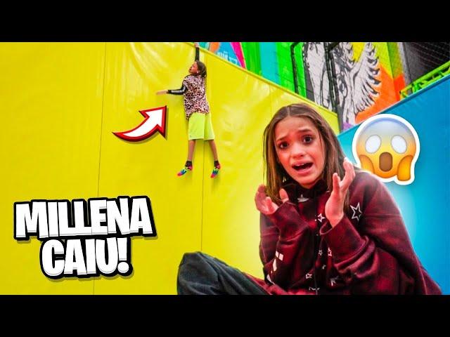 MY SISTER FELL OUT OF THE TOY IN THE PARK AND HURT HIMSELF - MILLENA AND MANU MAIA