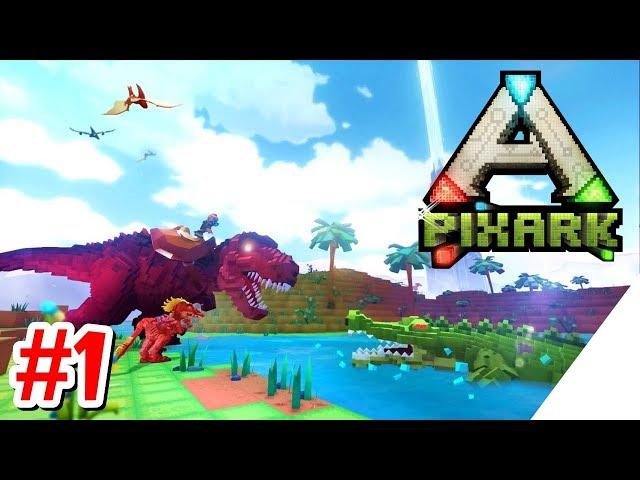 PIXARK [PS4][German] Let's Play #1 Ein Mix aus ARK & MINECRAFT ?!