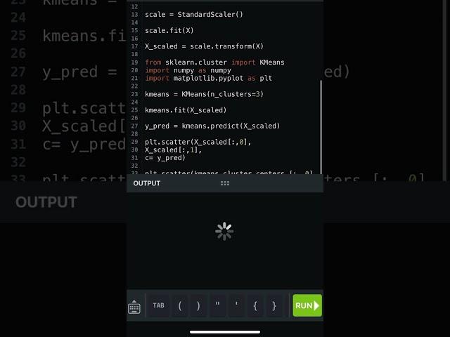 Python Bytes - Machine Learning K Means Part 5 Plot Cluster Matplotlib #python Code in Description