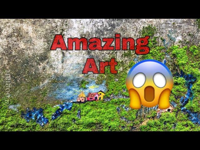 Unique art | wall painting | painting | village art | beautiful art | acrylic | drawing | @oogiart