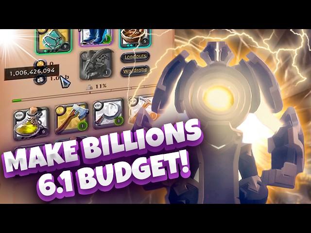 Make Billions Silver playing 6.1 Budget Sets in Albion Online