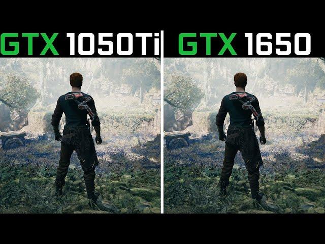 GTX 1050 Ti vs GTX 1650 - Test in 8 Games in 2024