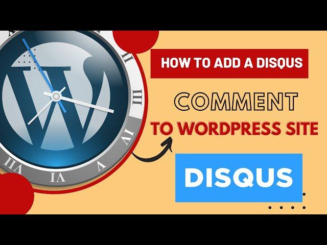 Add Comment Section to Wordpress blog with Disqus Plugin