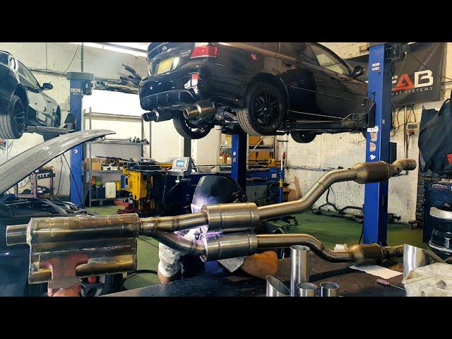 Subaru EZ30 Supercharger exhaust repair and tuning. HJS Sports Catalyst Review + STi GenNome Repair