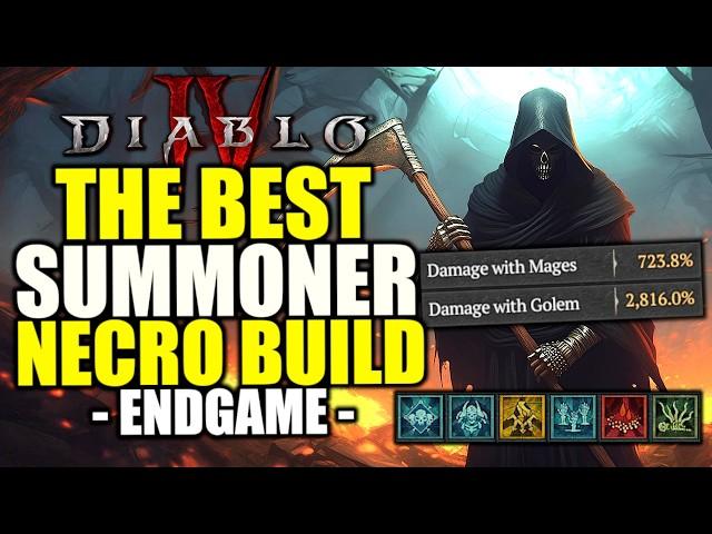 Diablo 4 BEST Necromancer Build for Season 4 - Shadow Summoner Necro Build