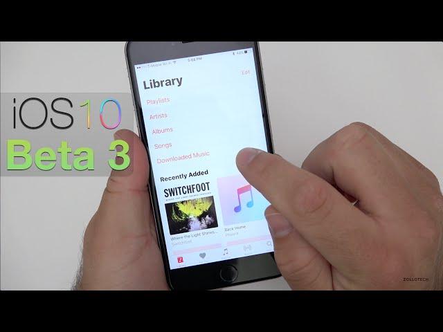 iOS 10 Beta 3 - What's New?