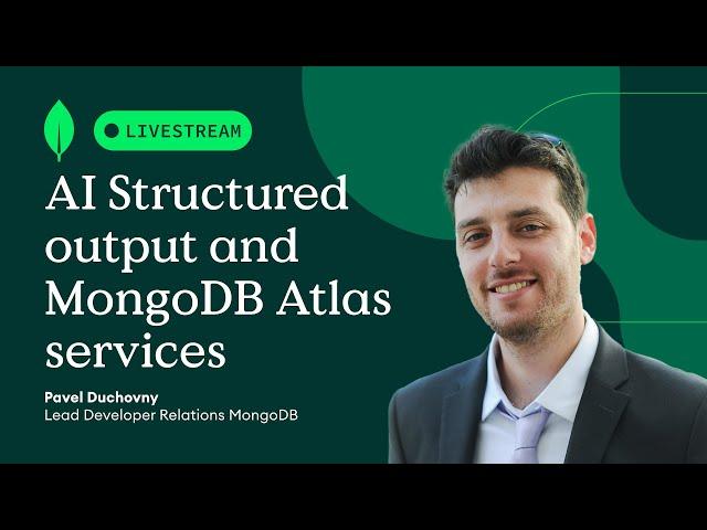 AI Structured output and MongoDB Atlas services