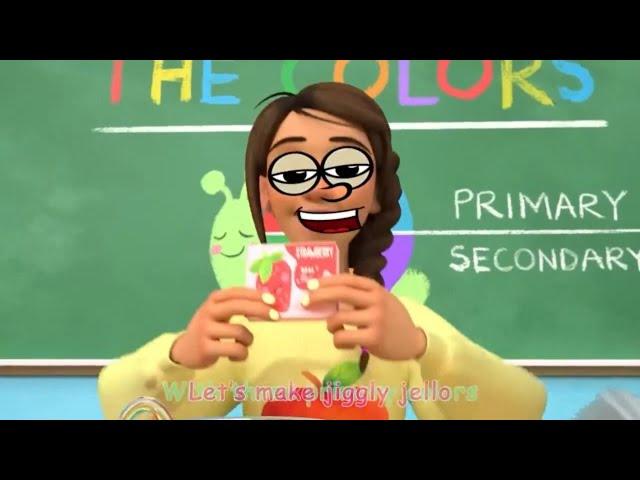 Cocomelon Most Funniest Laughter Version l Jelly Color Song (MISS APPLEBERRY ONLY)