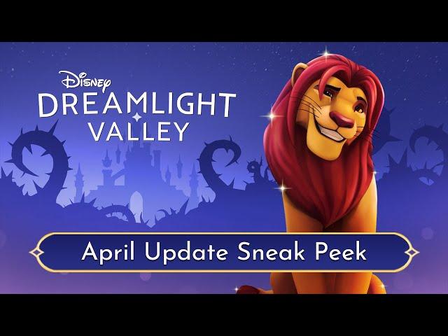 Disney Dreamlight Valley – April Update Sneak Peek