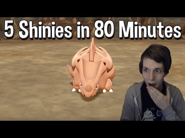 5 SHINY Pokemon in 80 MINUTES Reaction - Pokemon Let's Go Pikachu & Eevee