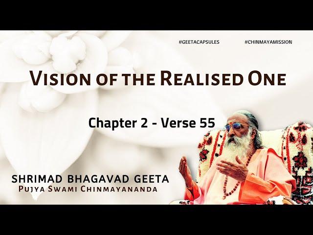 Bhagavad Geeta - Vision of the Realised One (Chapter 2  Verse 55) | #GeetaCapsules | #Bhagavadgita