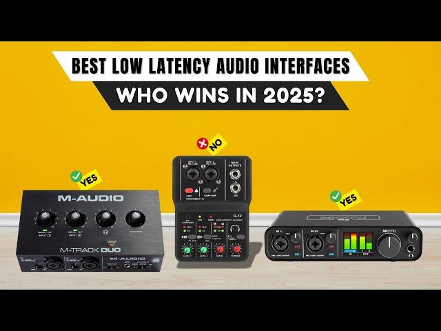 Best Low Latency Audio Interfaces 2025 [watch before you buy]