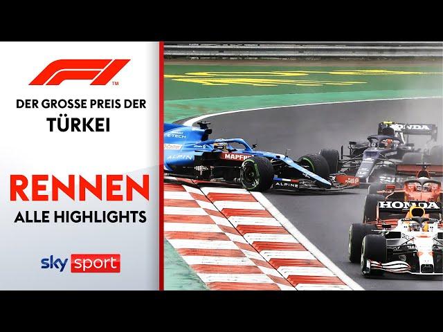 Schwieriger Regen-Krimi in Istanbul | Rennen - Highlights | Preis von Türkei | Formel 1