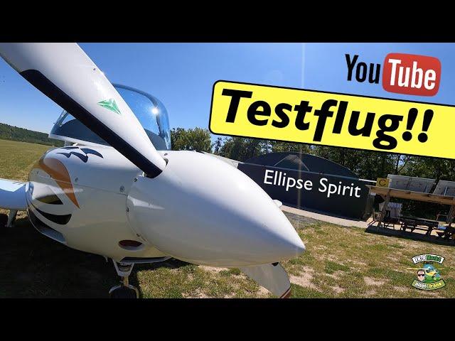 Ultraleichtflugzeug Testflug Ellipse Spirit