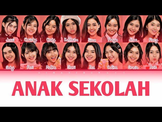 JKT48 - Anak Sekolah (Chrisye) Color Coded Lyrics