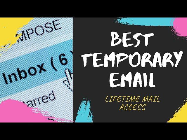 2 Best Temporary Email Address Website with Lifetime Mail Access