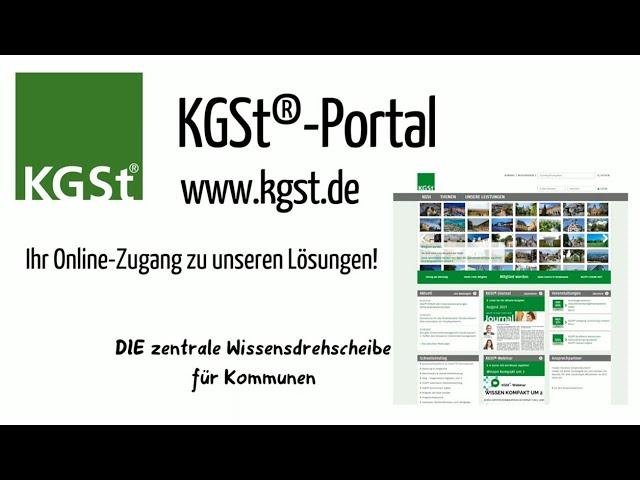 Erklärvideo zum KGSt®-Portal