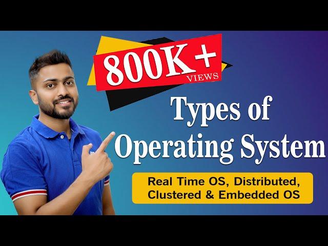 L-1.4: Types of OS(Real Time OS, Distributed, Clustered & Embedded OS)