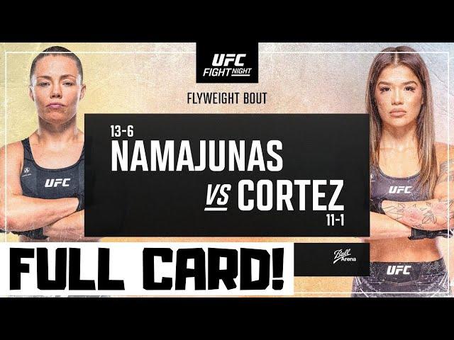 UFC Fight Night Namajunas vs Cortez Predictions & Full Card Breakdown - UFC Denver Betting Tips