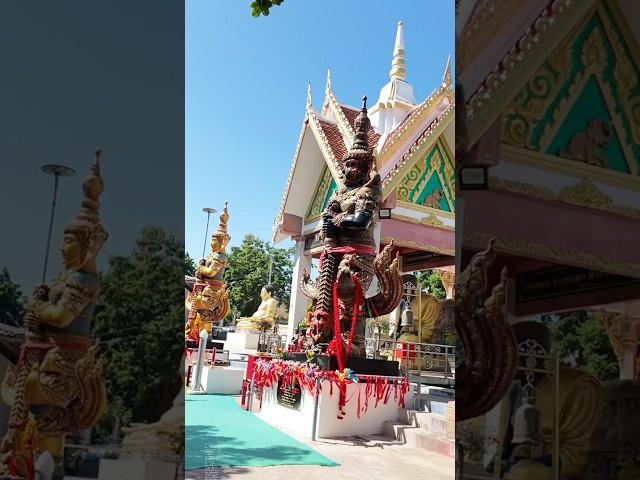 Wat Mai Samraan: A serene Buddhist temple near Na Baan Pier on Ko Lan Island, Thailand.