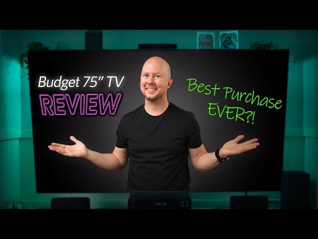 I Bought the CHEAPEST 75-Inch TV I Could Find. Should You?