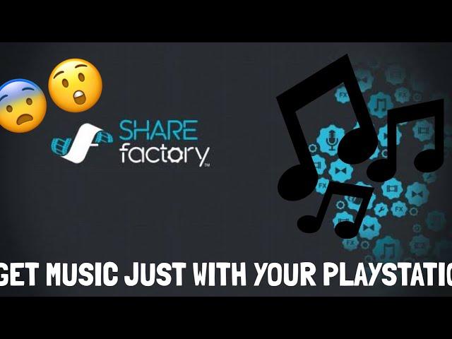 HOW TO GET MUSIC ONTO SHAREFACTORY WITHOUT A PC OR MOBILE PHONE