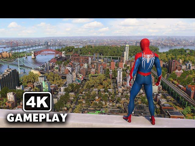 Marvel's Spider-Man 2 PS5 Free Roam Gameplay in 4K 60FPS