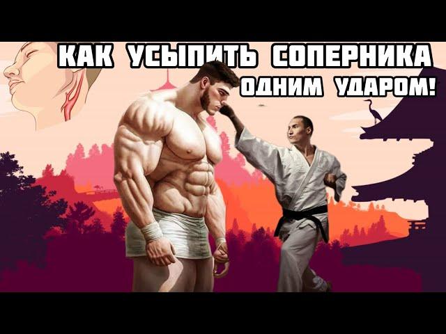 Как усыпить соперника одним ударом в шею!