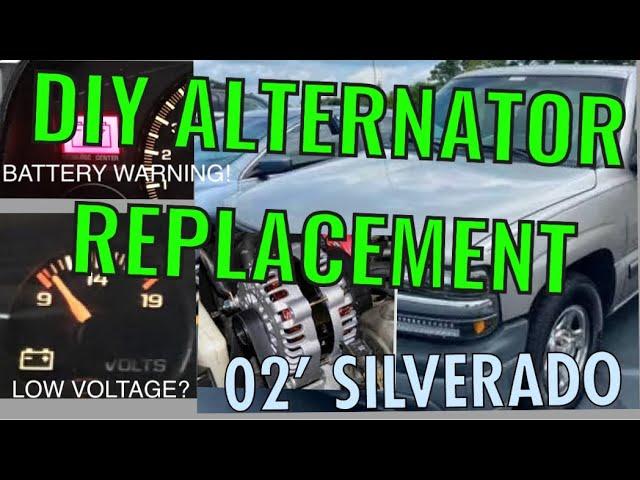 HOW TO REPLACE ALTERNATOR | DIY ALTERNATOR REPLACEMENT | SILVERADO ALTERNATOR REPLACEMENT