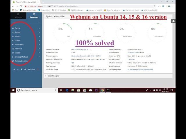 How to install webmin on Ubuntu