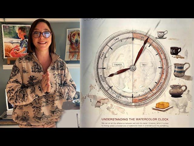 Joseph Zbukvic's Watercolor Clock Unlocks Watercolor's Potential