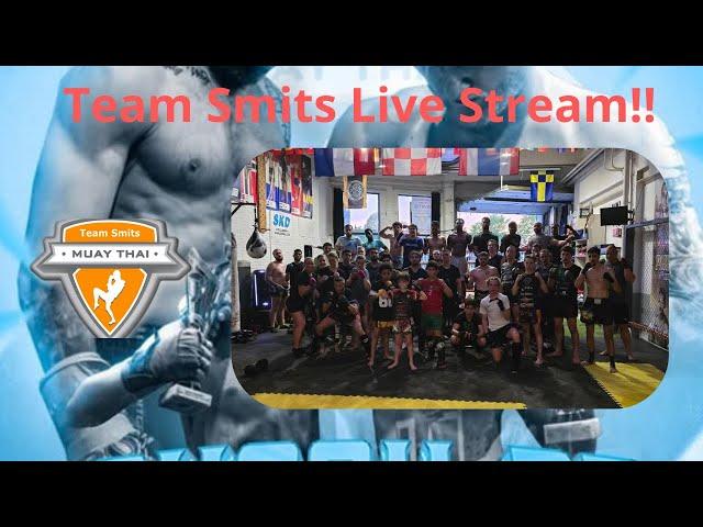 Team Smits: LIVE Training Stream! Kickboxing training.