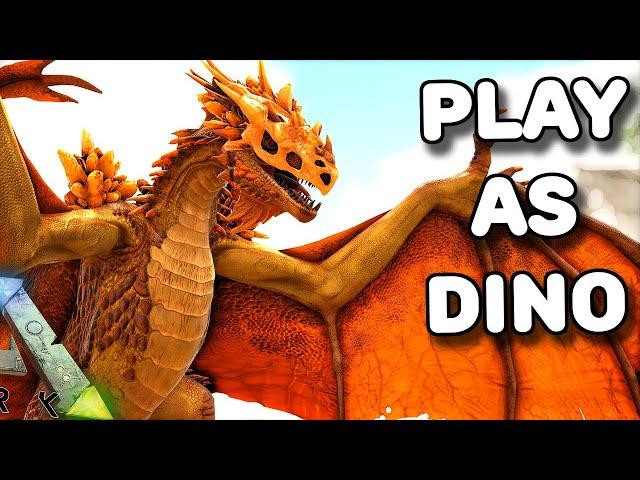 CRYSTAL WYVERNS ARE PLAYABLE !! | PLAY AS DINO | ARK SURVIVAL EVOLVED