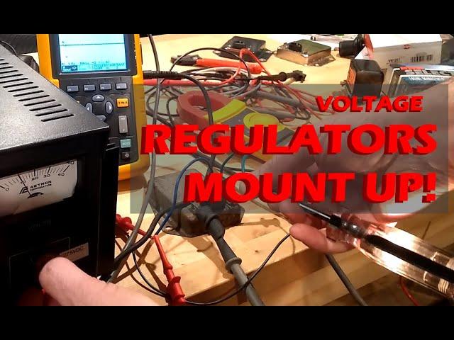 Bench testing a voltage regulator