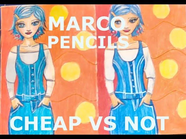 Watercolor Marco pencils review