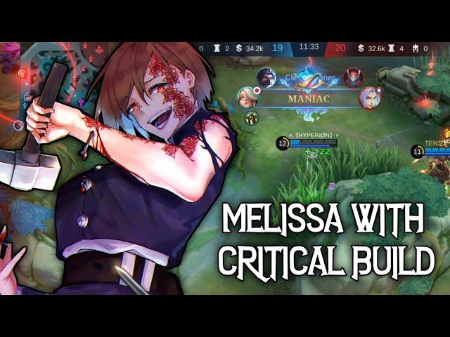 Melissa with Critical Build...