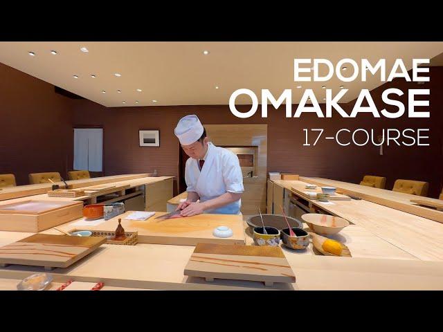 $177 Luxurious Edomae Omakase In A 5-Star Hotel - Sushi Kishin * Vlog | 4K