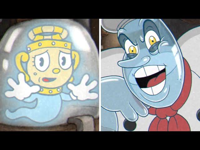 Cuphead DLC - Final Boss with Cuphead + Captured Ms Chalice Ending