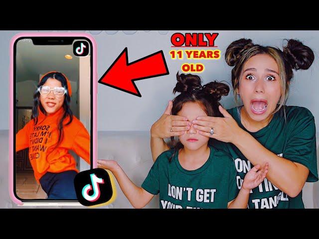 5 YEAR OLD REACTS TO SISTER'S TIK TOKS!! **EXPOSED** | Familia Diamond