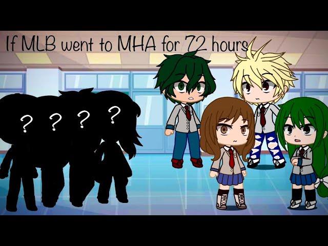 If MLB went to MHA for 72 hours ||Part 2 of MHA reacts to MLB||