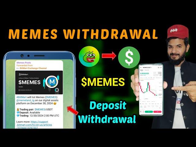 Memeland $MEMES Token Withdrawal   | Memeland memes token Hotcoin & bitmart Exchange deposit