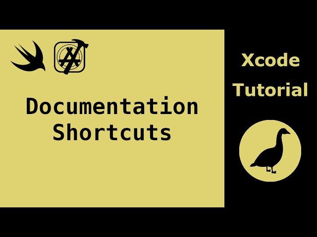 Xcode Tutorial: Documentation and Shortcuts