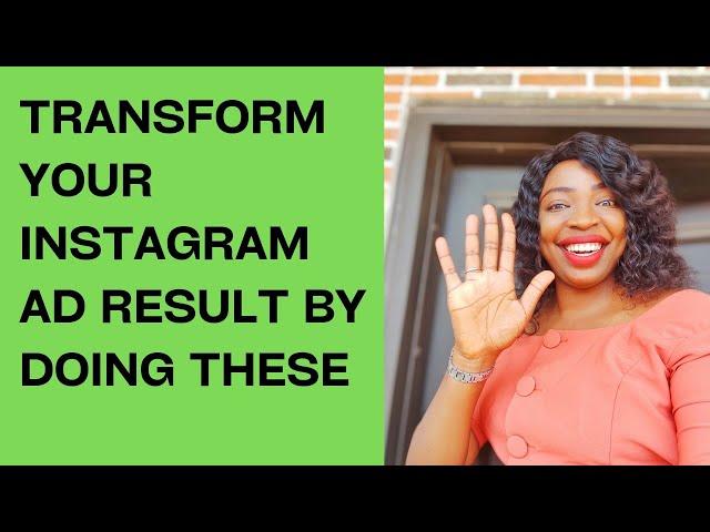 5 THINGS TO DO BEFORE RUNNING INSTAGRAM ADS ( GET EXPONENTIAL RESULT WHEN YOU DO THIS)