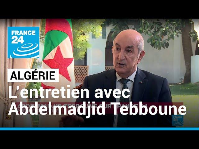 Le président algérien croit à un "apaisement" de la situation avec la France I JTAfrique • FRANCE 24