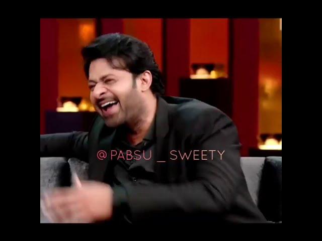 #Funny#Prabhas #Cartoon Funny reaction of PrabhasCartoons of Prabhas & Anushka l Koffee with Karan