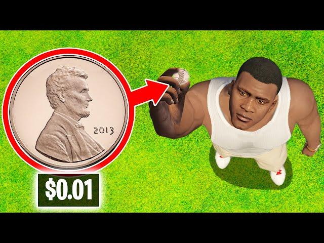 SOBREVIVIENDO con $0.01 en GTA 5