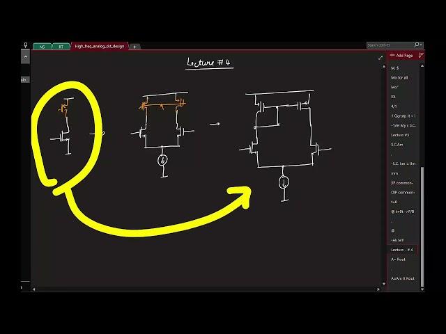 Lecture 4: Telescopic cascode opamp, its small -signal gain and slew rate