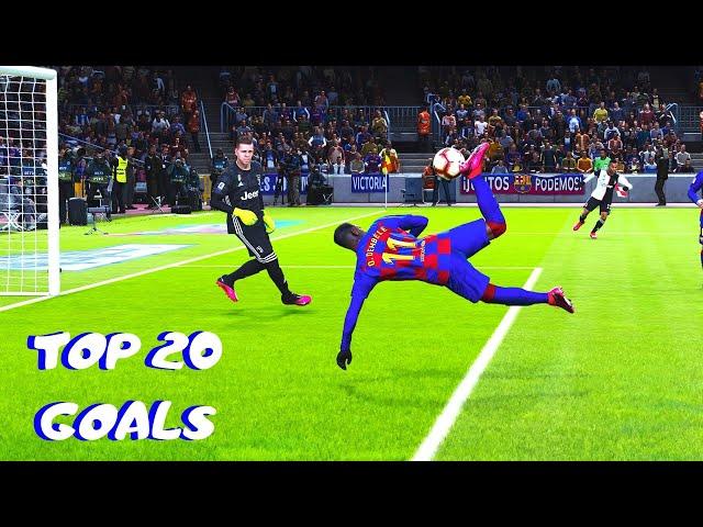 PES 2020 - TOP 20 GOALS #6 | HD